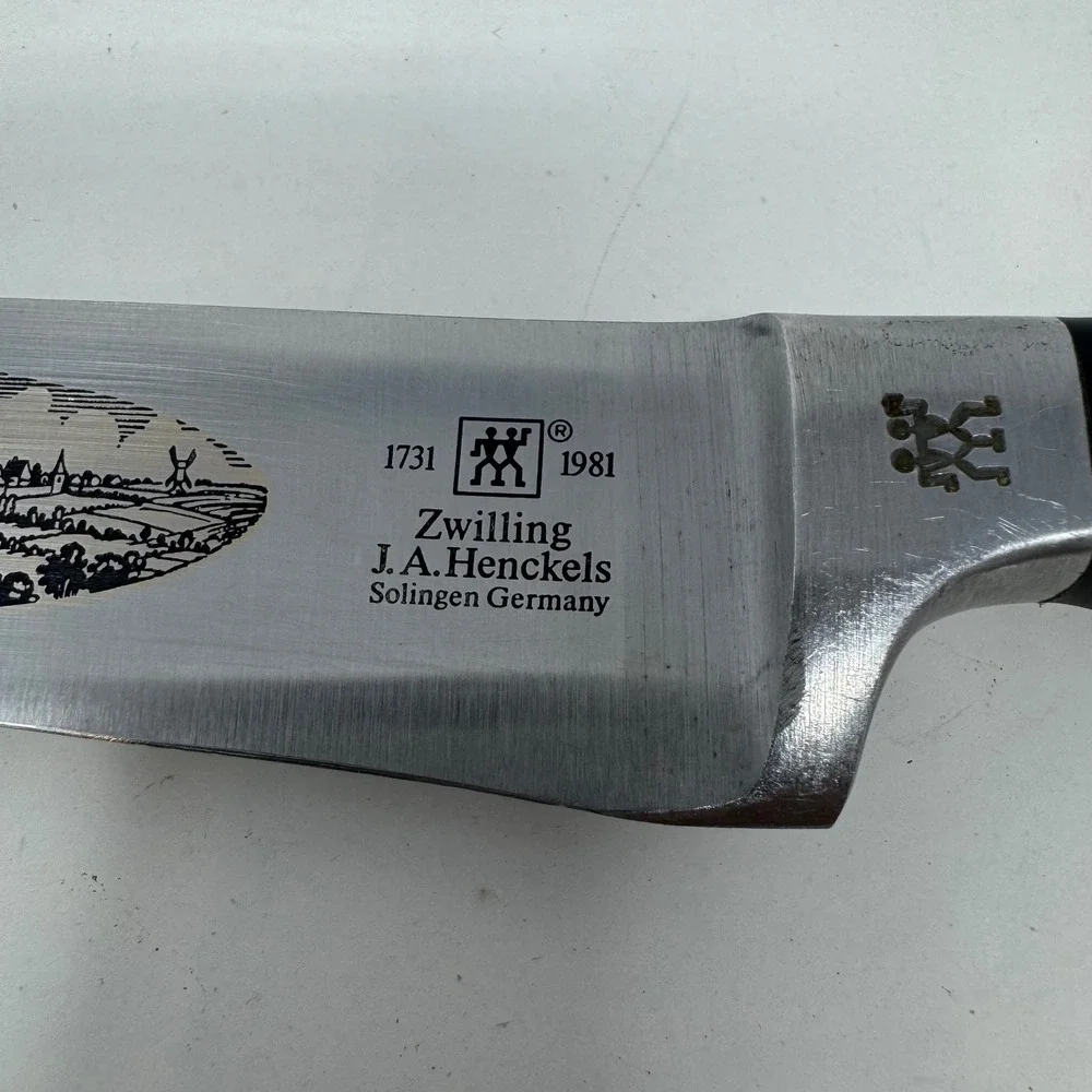 Zwilling JA Henckels‎ Solingen Germany 250th Anniversary Utility Knife 1731-1981